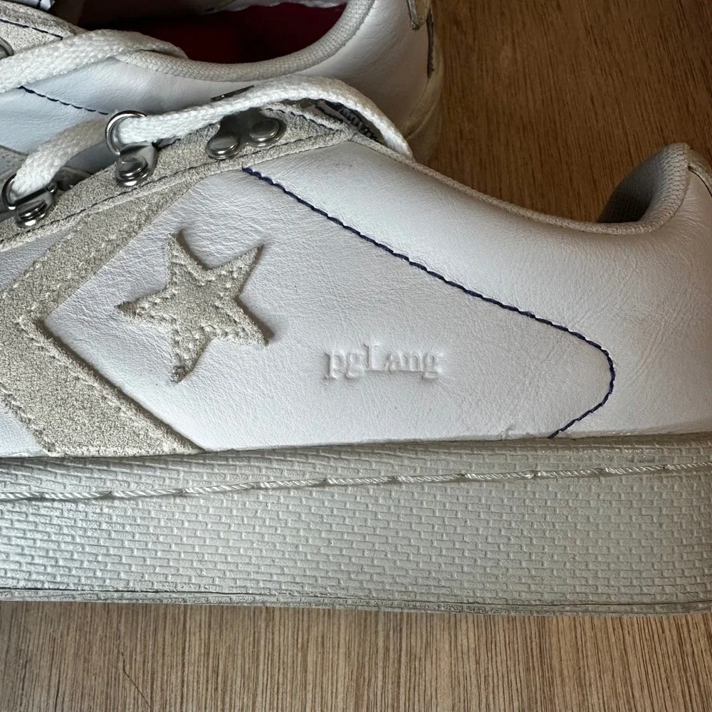 Converse x Pglang Pro Leather White - Picture 7 of 8